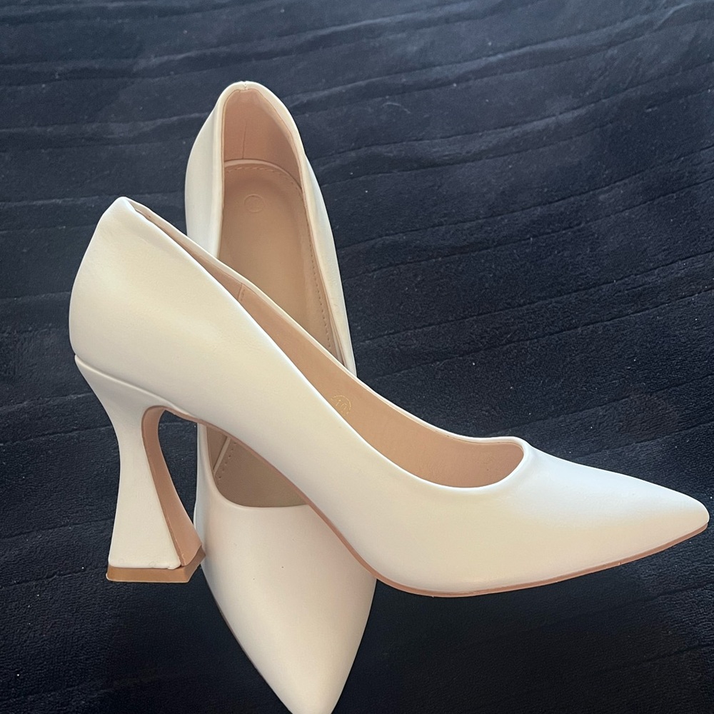 Elegant White Women's Heels